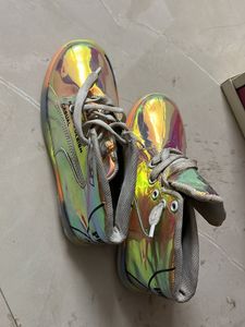 Iridescent Sneakers for 6-8 yr old ..size number 1