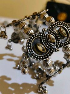 Royal Kundan Chandbali Earrings