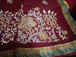 Maroon Brasso Saree