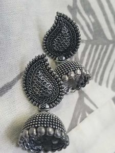 Oxidised Earrings