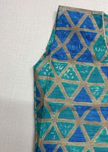 Blue Short Kurti