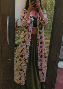 Lehnga Blouse With Shrug