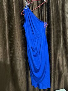 Blue Slit Dress 💙