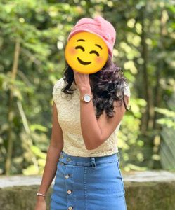 Denim Skirt and top combo