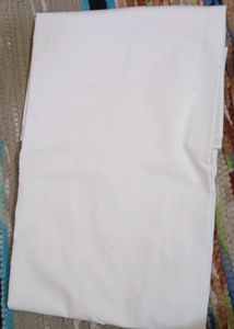 White Mens Long Kurta Set With Lengha