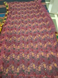 Embroidered Saree