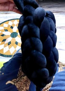 Unique Knitted Black Weave Tote Bag
