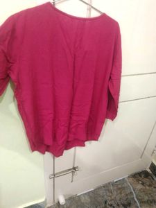 Pink Embroidered Top