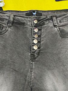 Grey Skinny Fit Jeans