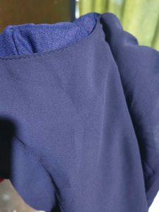 Elegant Navy Blue Sleeveless Top