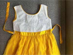 Cute Yellow Lace Dress