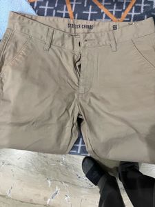 Beige Chinos Trousers