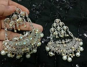oxidised silvar earrings
