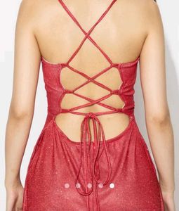 Open Back A-Line Dress