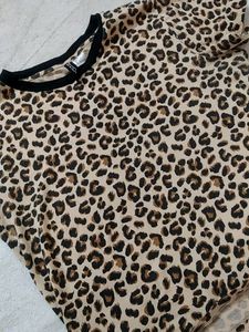 Leapord Print Crop Top
