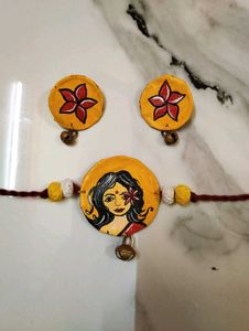 Handmade Fabric Choker Set