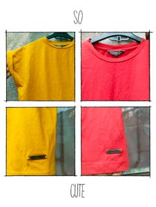 3 Combo Set ( White Crop T-Shirt with Tags)