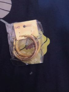 Golden Earring Set For Women