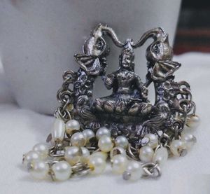 Lakshmi Pearl Drop Earrings