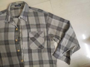 Woolen Plaid Shacket