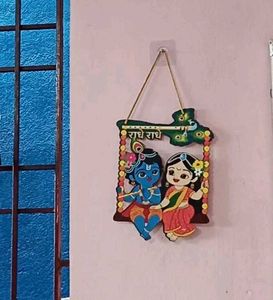 Cute Radha &amp; krishna Wall Hanging
