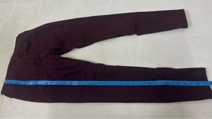 mango maroon jeans