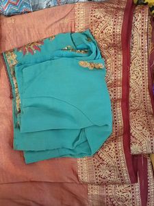 10 used sarees with blouses for Stephen
