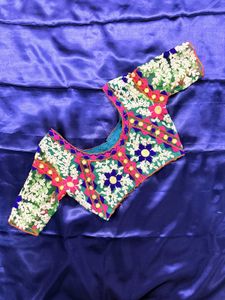 Embroidered Blouse - Knit