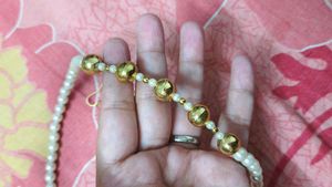 Pearl and Gold Necklace Set