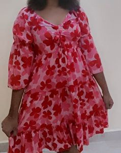 Pink Floral Instagram Dress