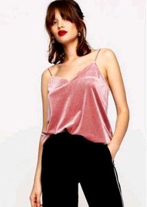 H&amp;M Hazel Velvet Cami Top