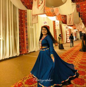 Elegant Blue Lehenga Choli