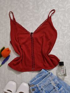 H&amp;M V-neck Strappy Top