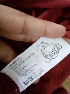 Maroon Top | Cap Sleeves