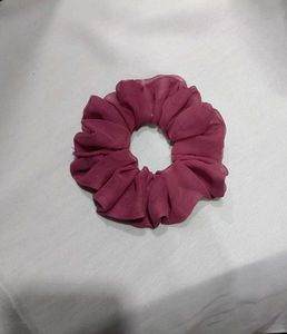 Fluffy Georgette Scrunchies...Pack Of 8