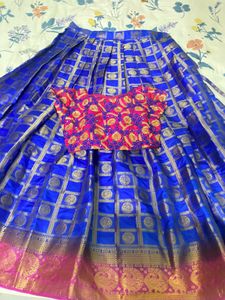 Royal Blue Lehenga Choli Set