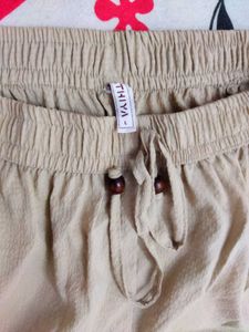 Casual Beige Shorts