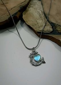 Anti Tarnish Moon Pendant