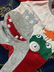 Cute Animal Print Romper