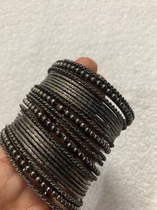 Black Metal Bangle