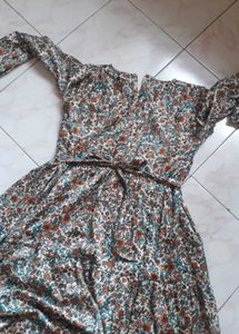 SEMI CASUAL WESTERN PRINTED GOWN