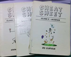 Class X Cheat Sheet Books BKP