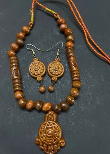 Clay Necklace & Earring Set