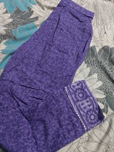 Purple Kurta Set