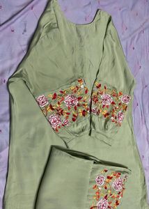 Embroidered Co Ord Set