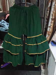 Emerald Green Sharara Set