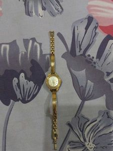Sonata Gold Colour Watch
