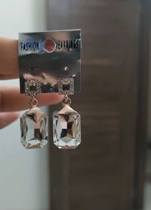 Sparkling Crystal Drop Earrings