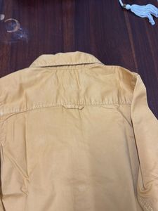 Kids Mustard Button-Down Shirt