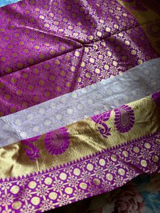 Pink Silk Saree